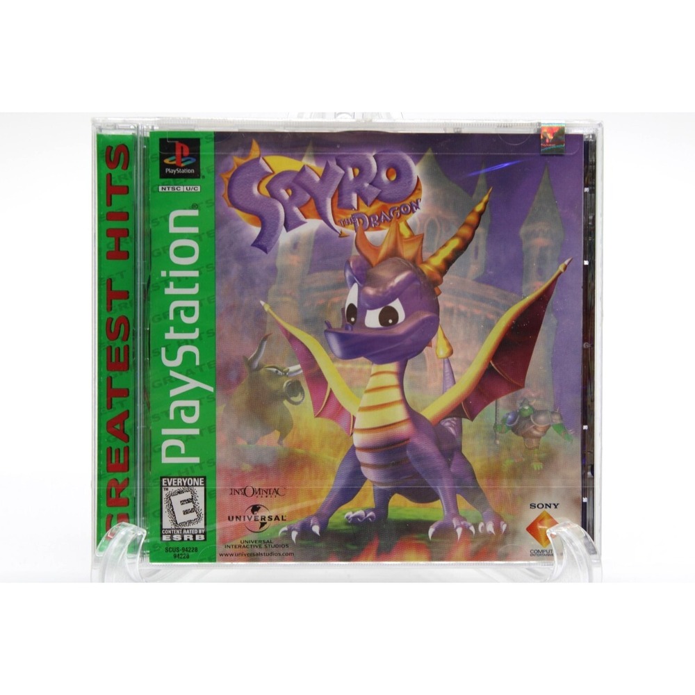 PS1 SPYRO THE DRAGON Greatest Hits PS1 1998 Sony Playstation 1 FACTORY SEALED